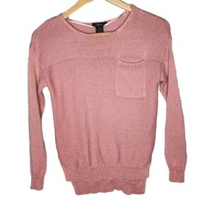 Finesse Pullover Sweater in Salmon Size S